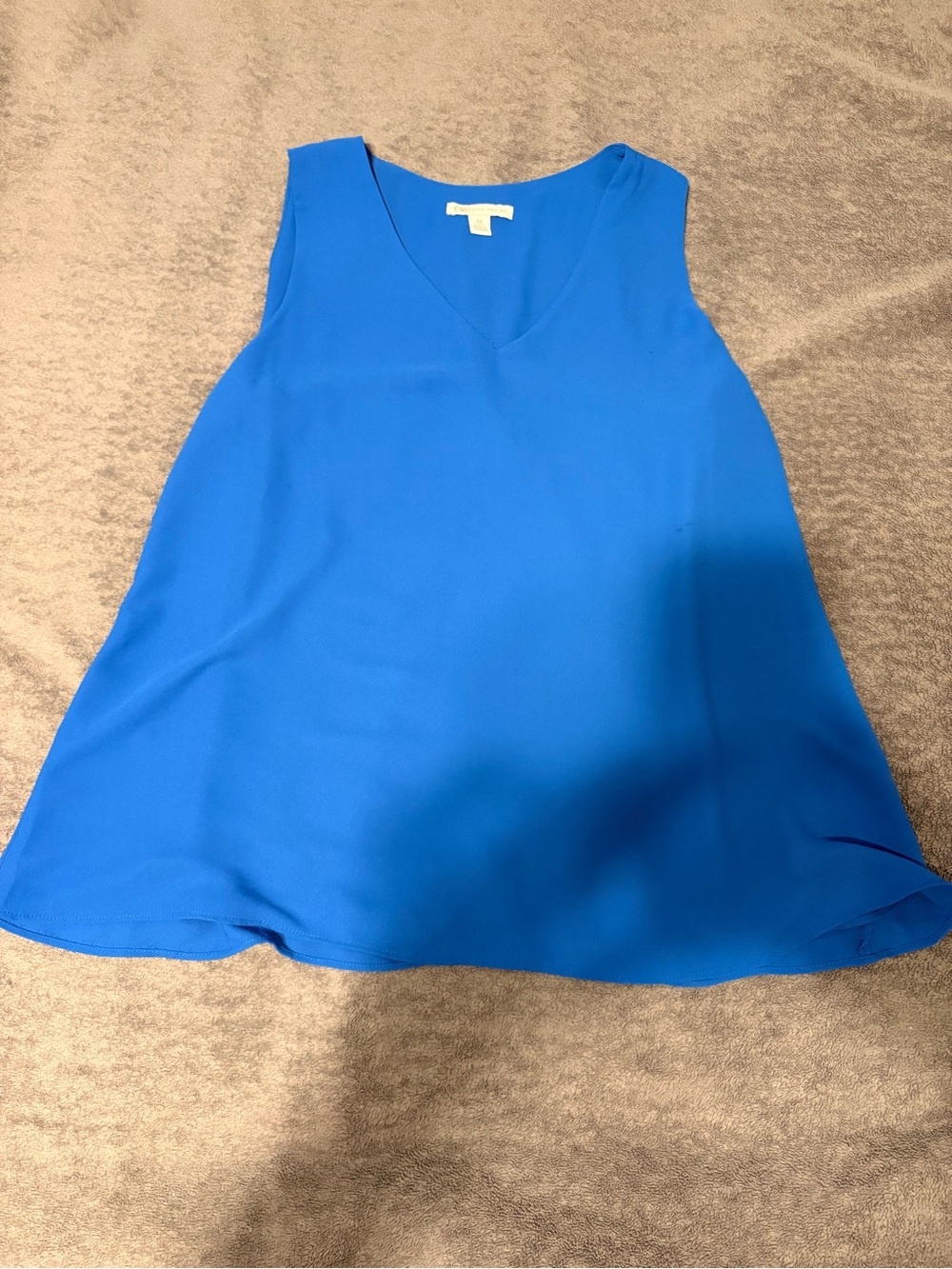 Cato Royal Blue Sleeveless V-Neck Blouse